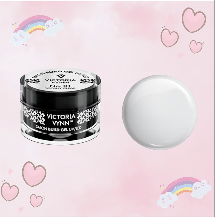 Victoria Vynn – Salon Build Gel UV/LED N°01 "Totally Clear"- 30ml